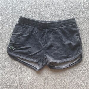 Lacoste Women's Athletic Charcoal Shorts